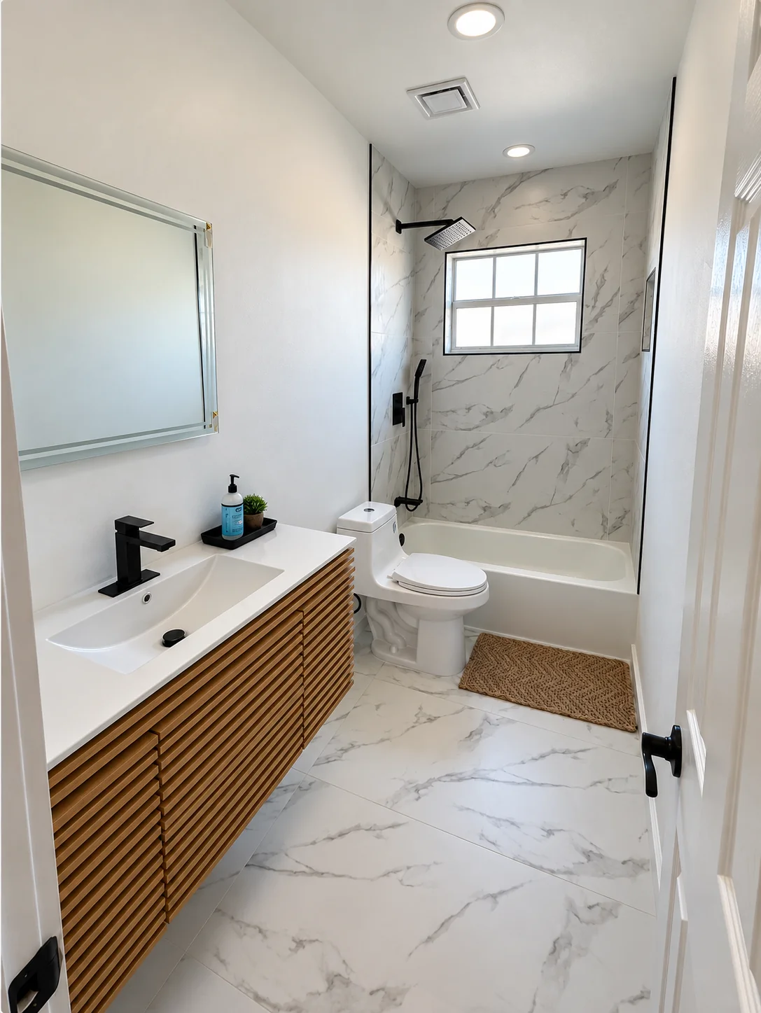Bathroom remodel by Lux Construction Group