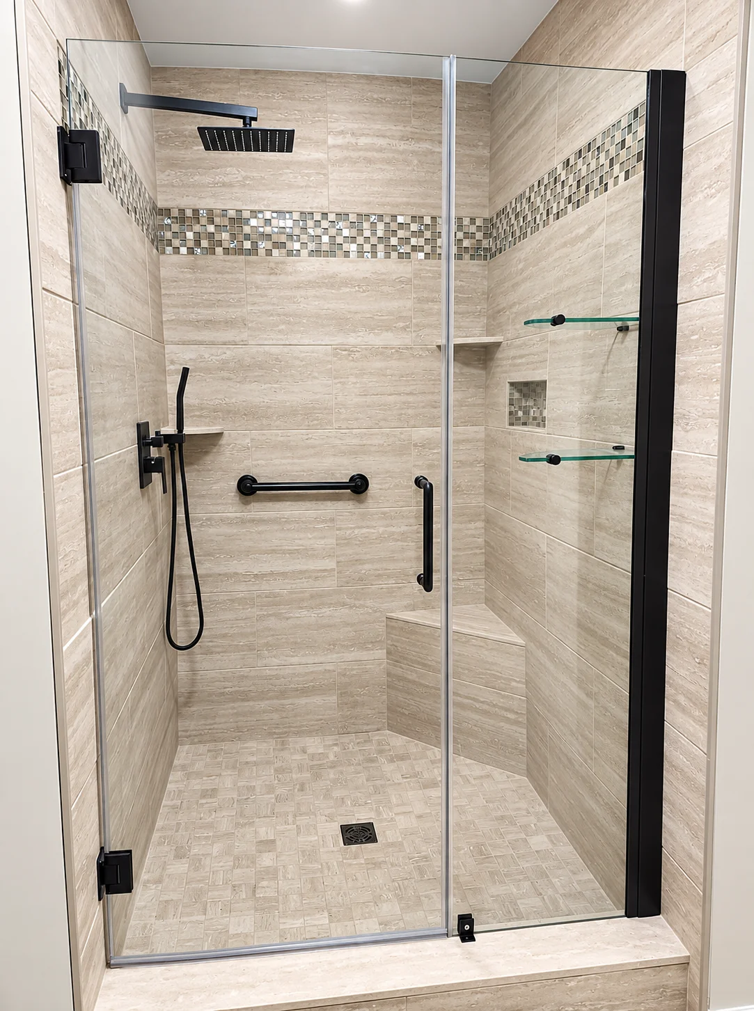 Bathroom remodel by Lux Construction Group
