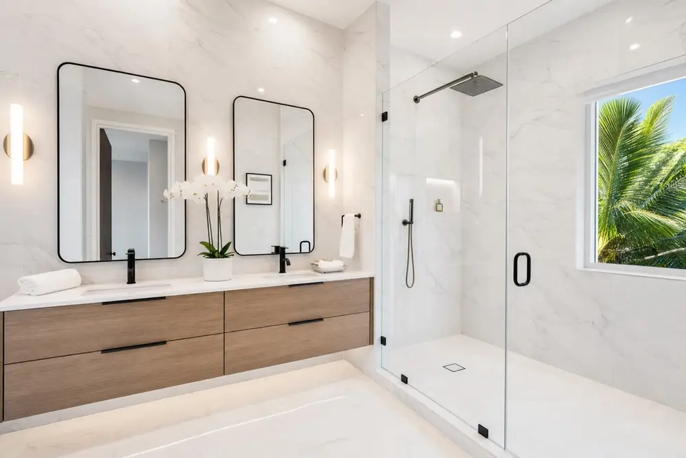 Freshly finished Lux bathroom remodel