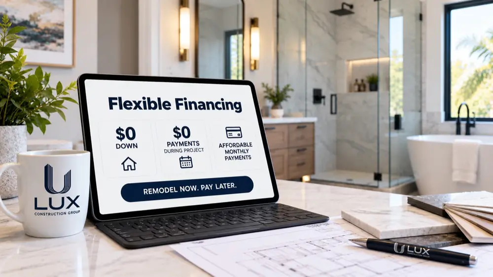 Flexible financing, $0 down and pay after completion